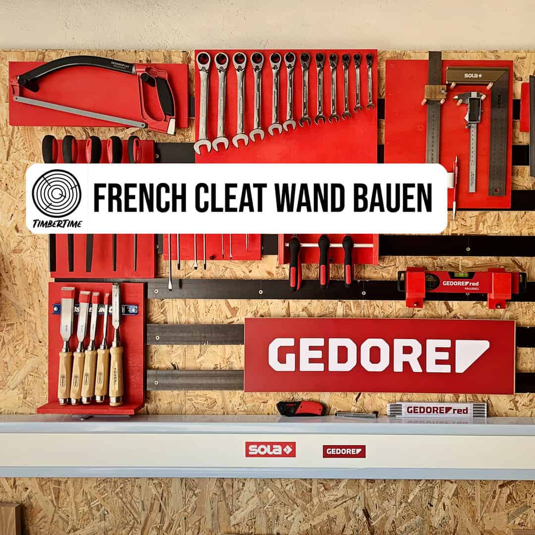 French Cleat Wand selber bauen