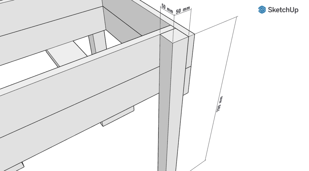 Hochbeet selber bauen Konstruktion