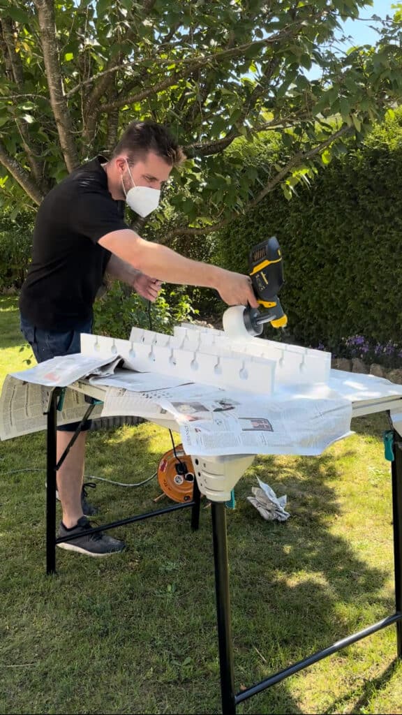 DIY Sekt & Hochzeitstombola Wand selber bauen