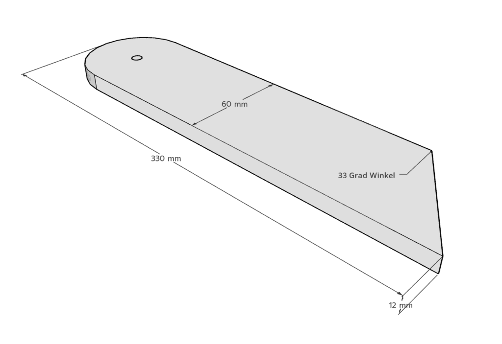 Cornhole Board Bauplan: Standfuss
