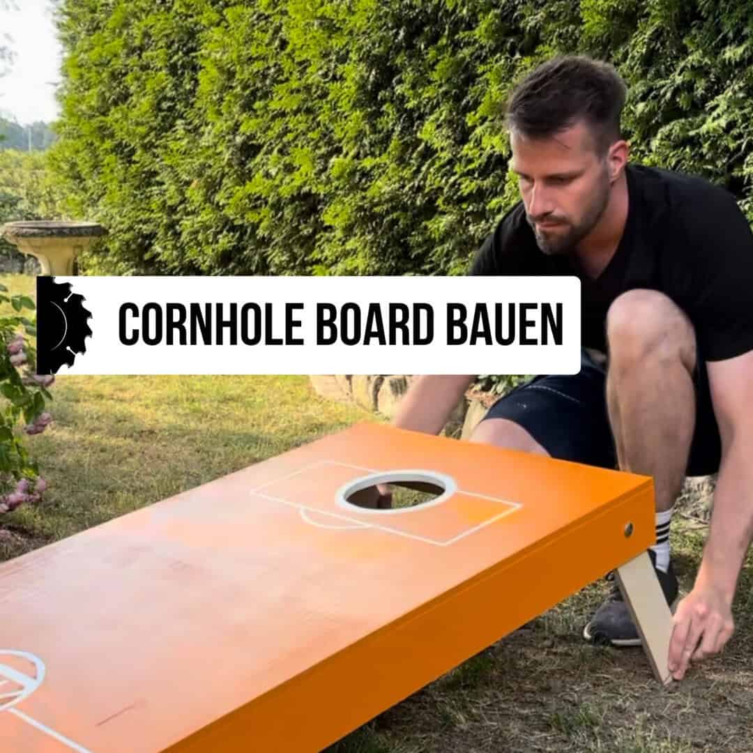 Cornhole Board selber bauen DIY Anleitung